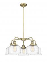 Innovations Lighting 916-5CR-AB-G713 - Bell - 5 Light - 26 inch - Antique Brass - Chandelier