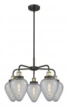 Innovations Lighting 916-5CR-BAB-G165 - Geneseo - 5 Light - 25 inch - Black Antique Brass - Chandelier
