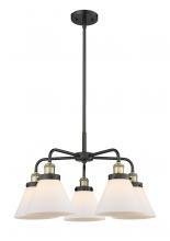 Innovations Lighting 916-5CR-BAB-G41 - Cone - 5 Light - 26 inch - Black Antique Brass - Chandelier