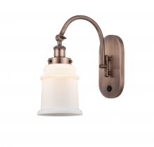 Innovations Lighting 918-1W-AC-G181 - Canton - 1 Light - 7 inch - Antique Copper - Adjustable Swing Arm