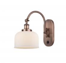 Innovations Lighting 918-1W-AC-G71 - Bell - 1 Light - 8 inch - Antique Copper - Adjustable Swing Arm