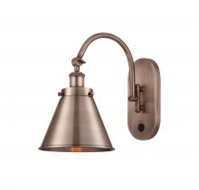Innovations Lighting 918-1W-AC-M13-AC - Appalachian - 1 Light - 8 inch - Antique Copper - Adjustable Swing Arm
