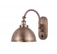 Innovations Lighting 918-1W-AC-MFD-10-AC - Ballston Urban - 1 Light - 10 inch - Antique Copper - Adjustable Swing Arm