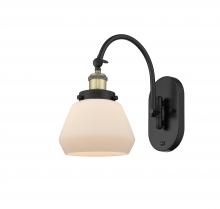 Innovations Lighting 918-1W-BAB-G171 - Fulton - 1 Light - 7 inch - Black Antique Brass - Adjustable Swing Arm
