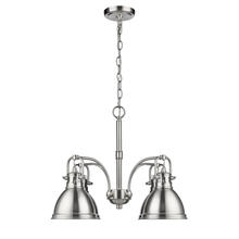 Golden 3602-D4 PW-PW - 4 Light Nook Chandelier