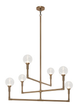 Matteo Lighting C64806AGCL - Candlestix Chandelier