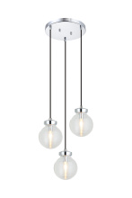 Matteo Lighting C84003CHCL - Ridge Pendant