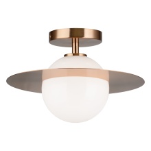 Matteo Lighting X60401AGOP - SATURN Flush Mounts