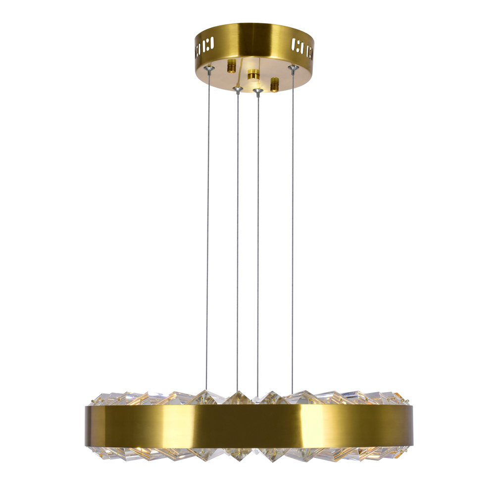 Bjoux LED Chandelier With Sun Gold Finish