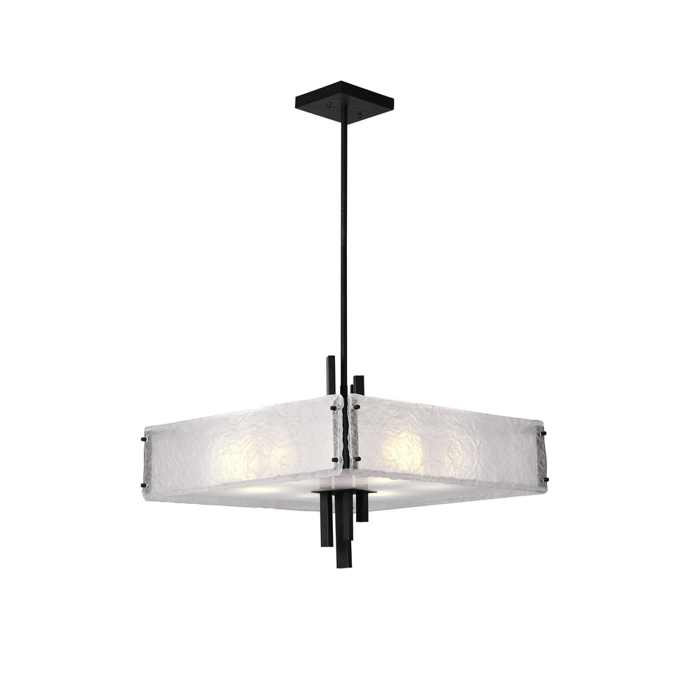 Assunta 10 Light Chandelier With Black Finish