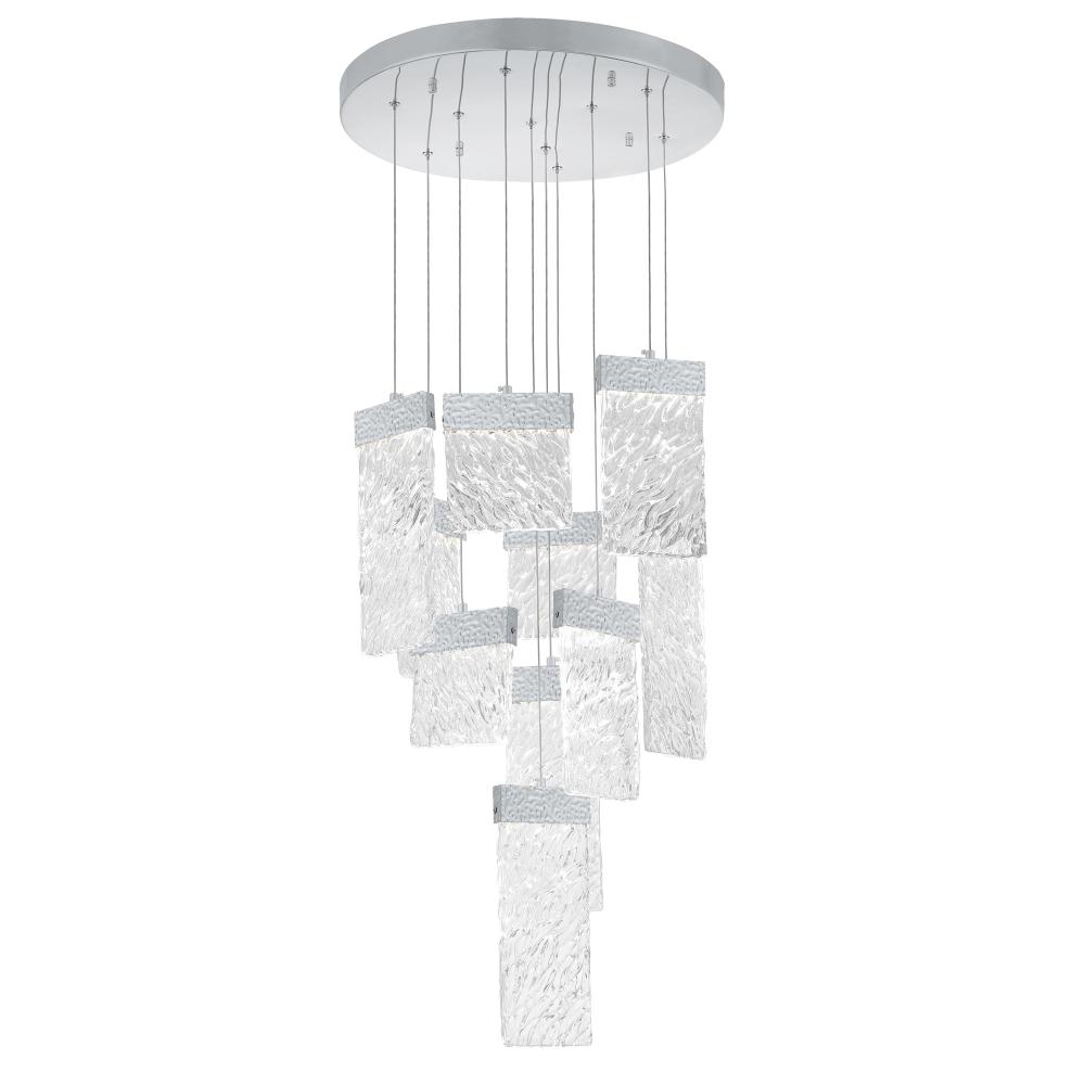 Carolina Integrated LED 20in Pewter Chandelier