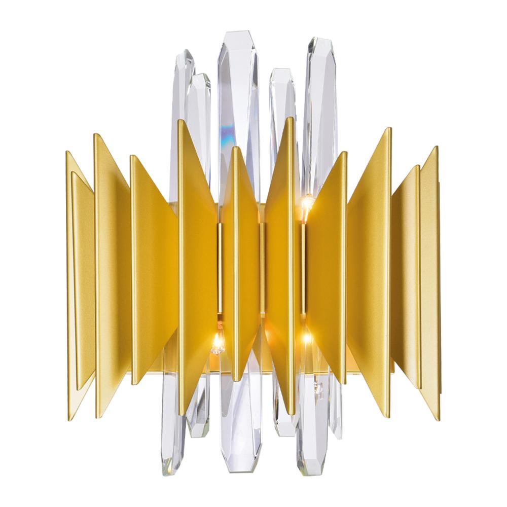 Cityscape 5 Light 13in Satin Gold Wall Sconce