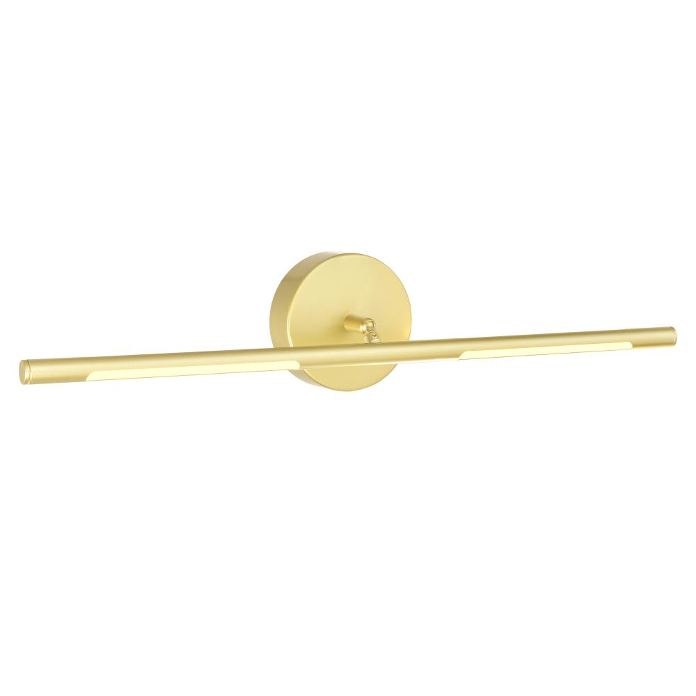 Oskil Integrated LED 24in Satin Gold Vanity Light