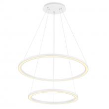 CWI Lighting 7112P24-103 - Chalice LED Chandelier With White Finish