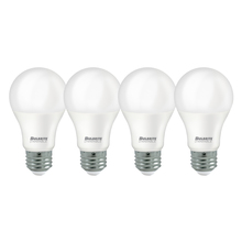 Bulbrite 774121 - 9W LED A19 DIMMABLE ENCLOSED JA8 3000K E26 120V 4PK