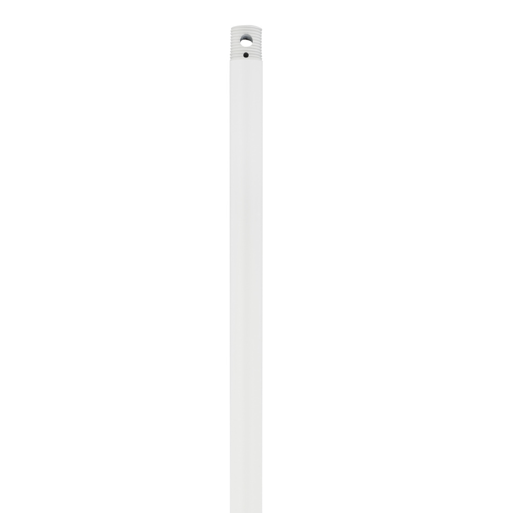 60" Coastal Threaded Downrod - Matte White