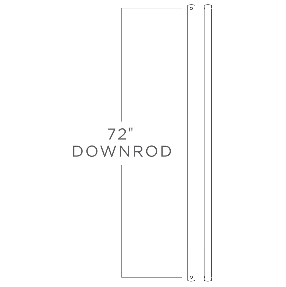 72" Downrod in Oil Rubbed Bronze