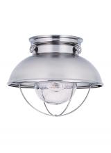 Generation Lighting 8869-98 - Sebring One Light Outdoor Ceiling Flush Mount