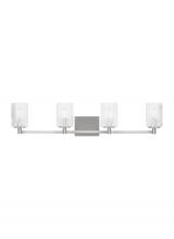 Generation Lighting GLV1044BS - Lando Four Light Wall / Bath