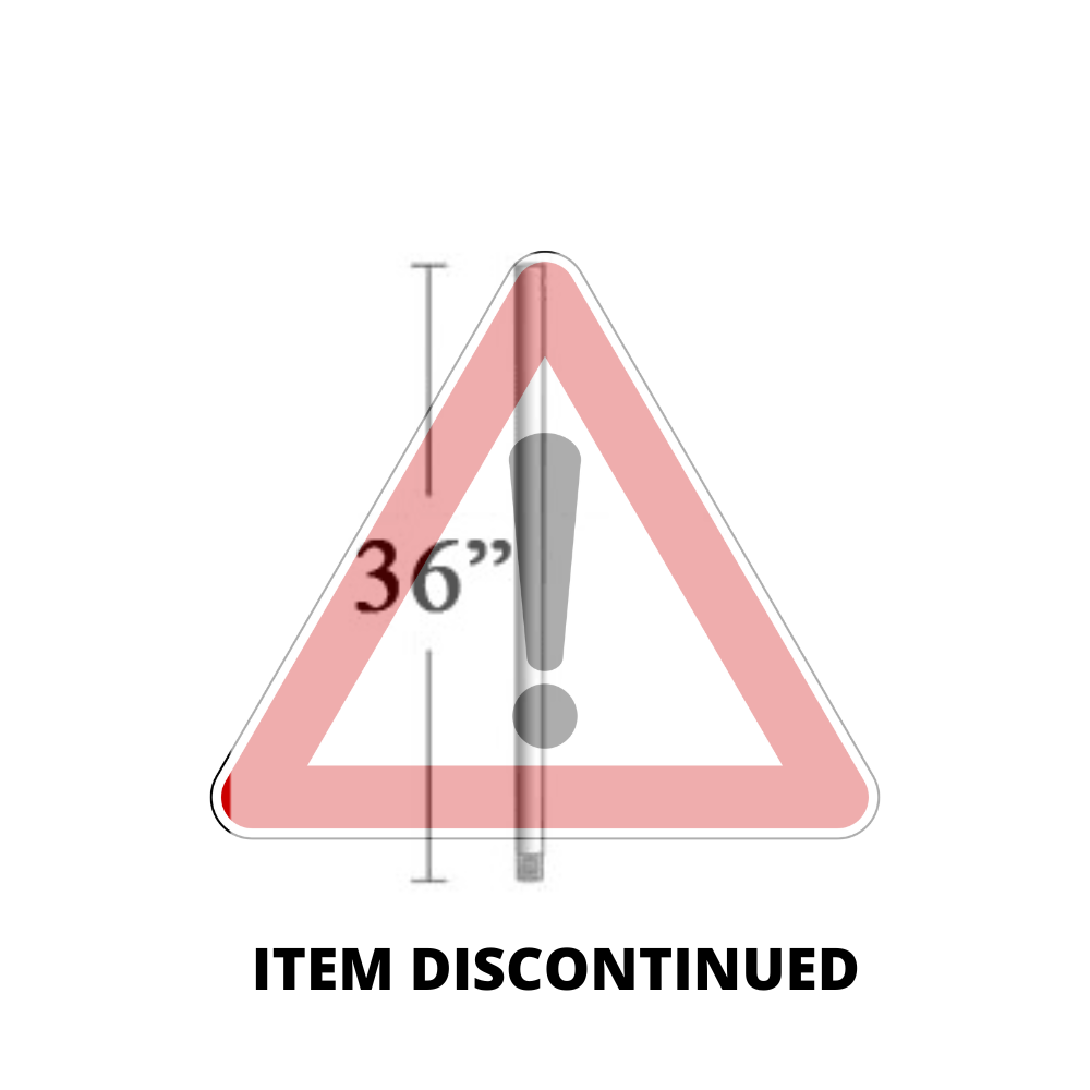 Brushed Aluminum Fan Down Rod