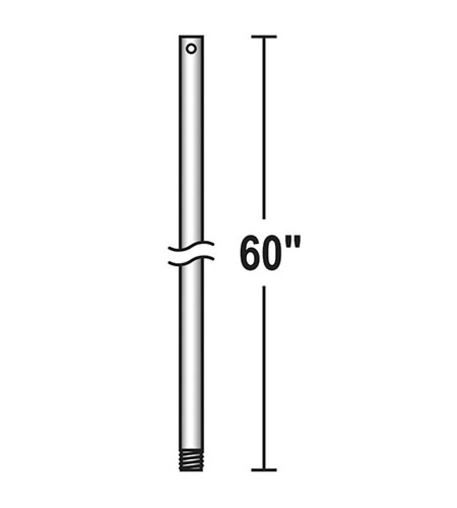 60" DOWN ROD IN OIL RUBBED BRONZE