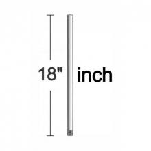 Minka-Aire DR518-WHF - 18" Down Rod in Flat White