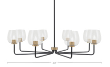 Toltec Company 6208-MBNAB-4810 - Chandeliers