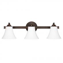 Capital 8333BB-145 - Three Light Burnished Bronze Wall Light
