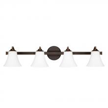 Capital 8334BB-145 - Four Light Burnished Bronze Wall Light