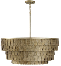 Capital 461661AGO - 6 Light Chandelier