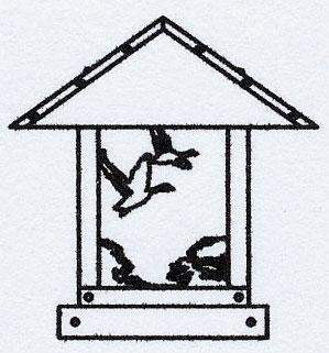 12&#34; Timber Ridge Column Mount With Goose Filigree