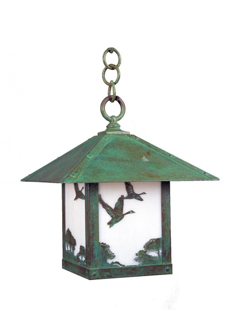 12" Timber Ridge Pendant With Goose Filigree