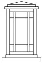 Arroyo Craftsman AVC-6AM-VP - 6" avenue column mount