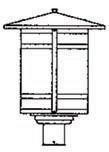 Arroyo Craftsman BP-14LAM-P - 14" berkeley long body post mount