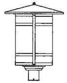 Arroyo Craftsman BP-17LAM-AC - 17" berkeley long body post mount