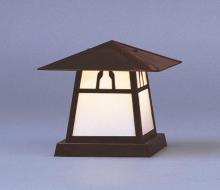 Arroyo Craftsman CC-8BAM-VP - 8" carmel column mount with bungalow overlay