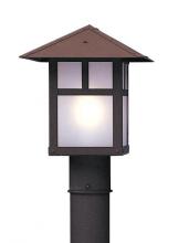 Arroyo Craftsman EP-9TAM-BZ - 9" evergreen post mount with t-bar overlay