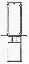 Arroyo Craftsman HCM-14DTAM-AC - 14" huntington hanging pendant with double t-bar overlay