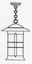 Arroyo Craftsman NH-14LM-P - 14" newport long body pendant