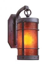 Arroyo Craftsman VB-9NRAM-P - 9" valencia wall mount - no roof