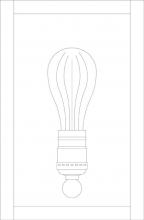 Arroyo Craftsman VIS-10WO-AB - 10" vintage sconce