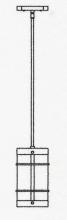Arroyo Craftsman VSH-7NRAM-VP - 7" valencia stem mount pendant - no roof