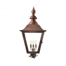 Primo Gas Lanterns OA-36E_PM - Three Light Post Mount