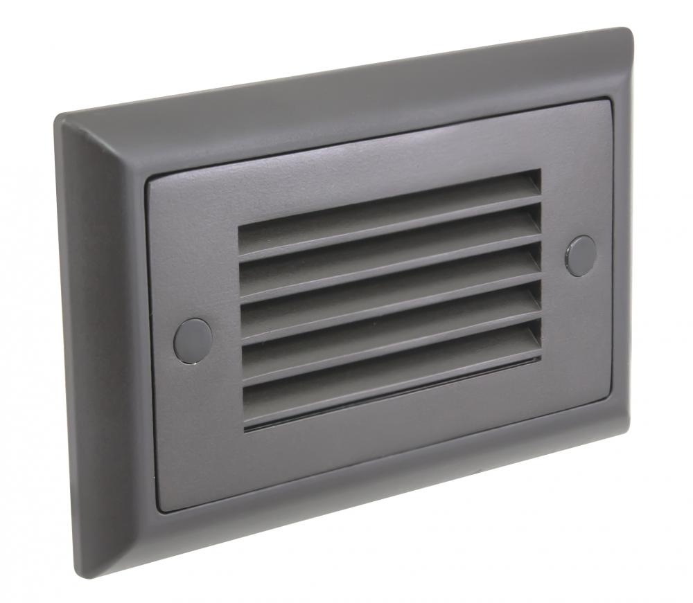 Horizontal Louvre Faceplate, Dark Bronze