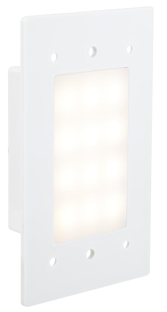 Warm White LED Step Light, 100 - 277 Volts AC, 1.7 Watts, cULus Listed, 3000K