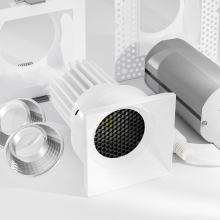 American Lighting RHYM-DL3R-15-36-THNC-5CCT-WH - RHYME DOWNLIGHT DEEP BAFFLE ROUND