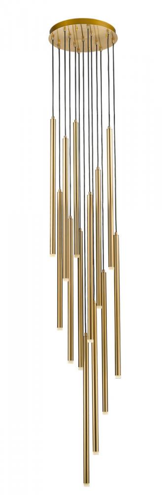 Filmore Ave. 13 Light Multi Pendant in Black