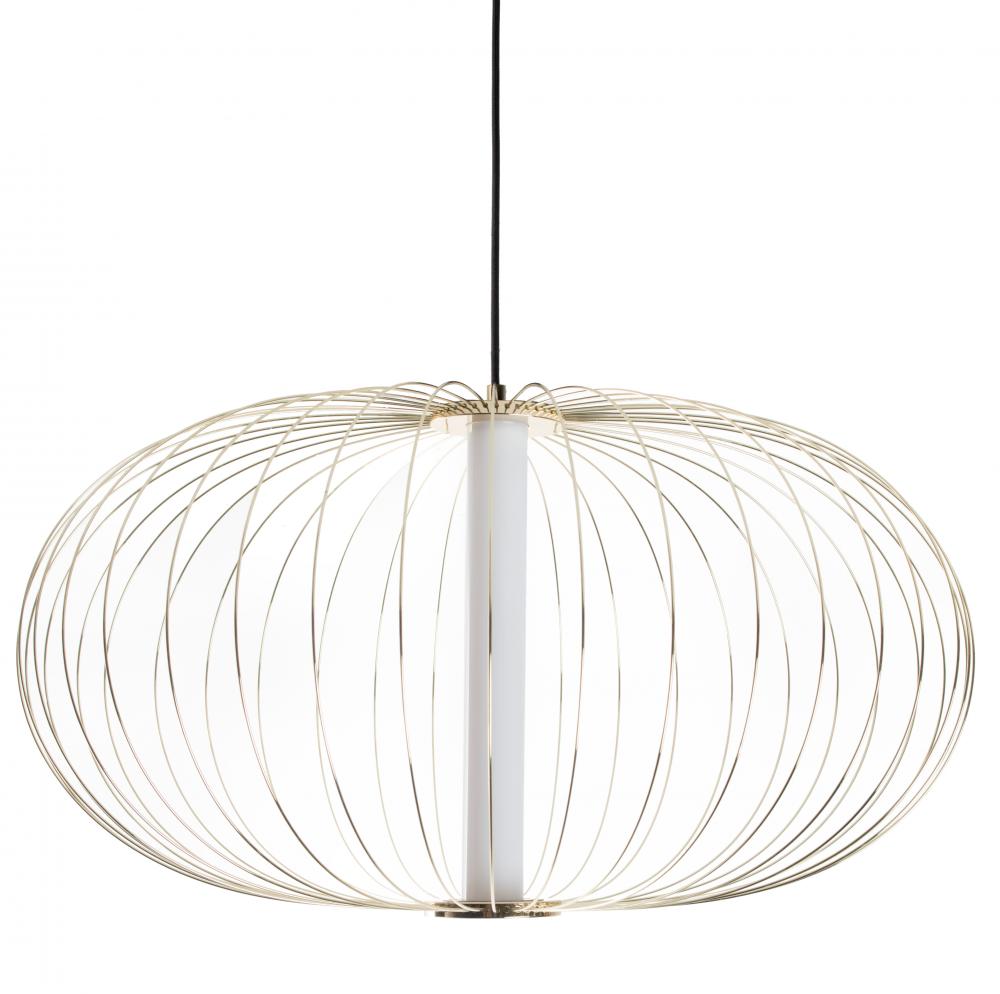Delano 20" Oval Pendant in Gold