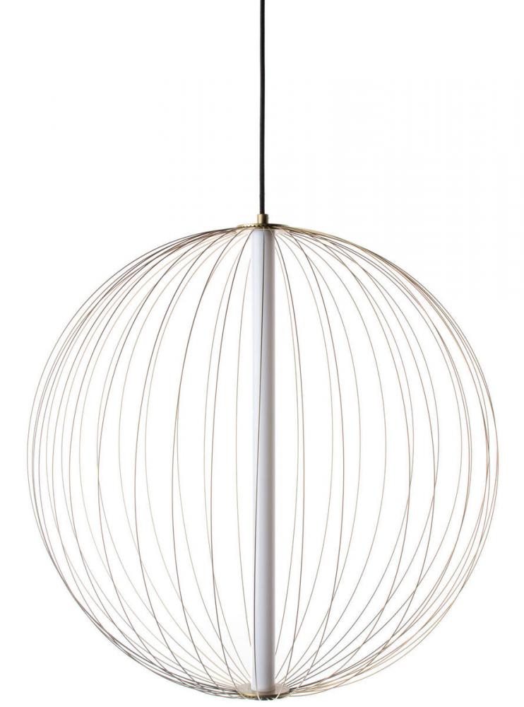 Delano 20" Sphere Pendant in Gold