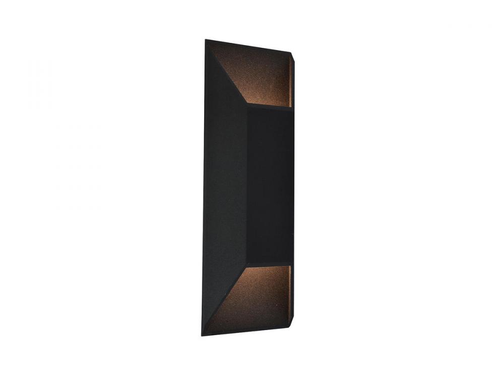 Avenue Outdoor 20" Rectangular Sconce in Black